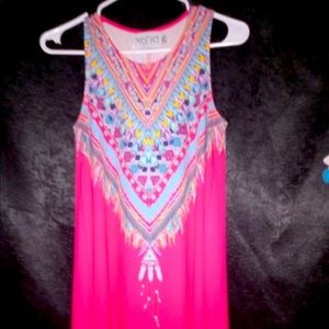 Cute pink dress above knee never worn